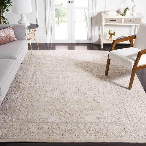 Laurel Foundry Modern Farmhouse Calidia Oriental Cream/Ivory Area Rug